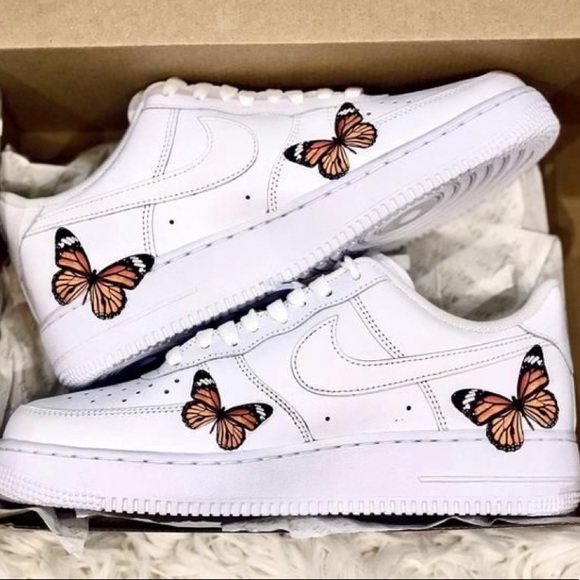 🚫Currently Unavailable🚫 Painted Air Force 1s - Picture 1 of 4